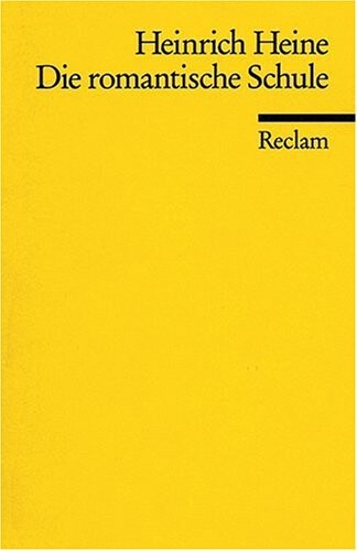 Romantische Schule Pb (Universal-Bibliothek ; Nr. 9831) (German Edition)