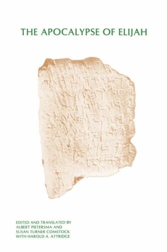 The Apocalypse of Elijah (Masoretic Studies)