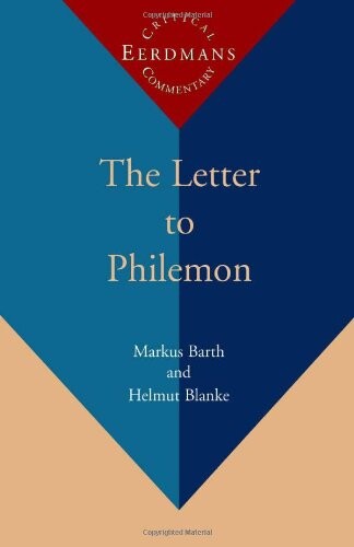 The Letter to Philemon (Eerdmans Critical Commentary)