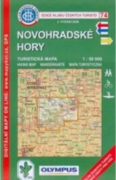 Novohradské hory turistická mapa 1:50 000