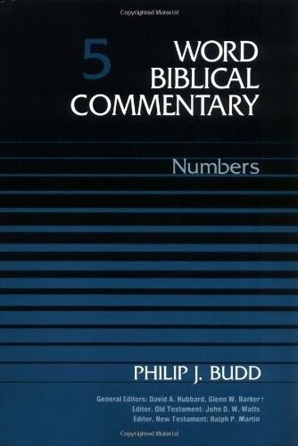 Word Biblical Commentary Vol. 5, Numbers  (budd), 446pp