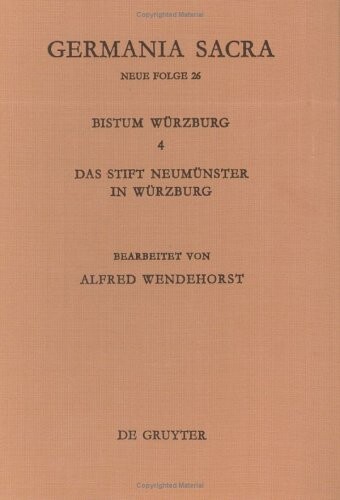 Das Bistum Würzburg. 4 Das Stift Neumünster in Würzburg