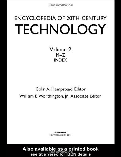 Encyclopedia of 20th-century technology