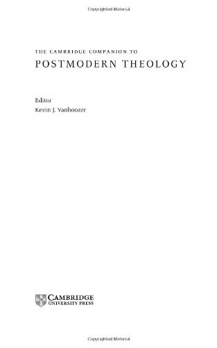 The Cambridge Companion to Postmodern Theology (Cambridge Companions to Religion)