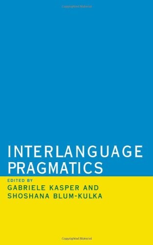 Interlanguage pragmatics