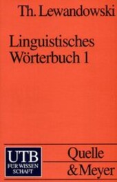 Linguistisches Wörterbuch. [3]
