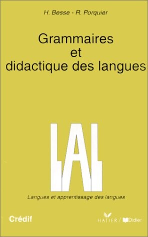 Grammaires et didactique des langes  (French Edition)