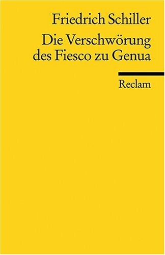 Reclam Universal-Bibliothek, Nr.51, Die Verschwörung des Fiesco zu Genua