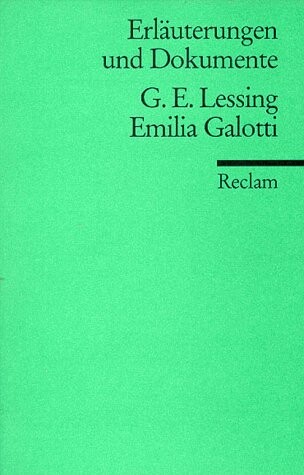Gotthold Ephraim Lessing. Emilia Galotti