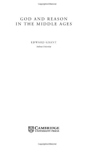 God and Reason in the Middle Ages