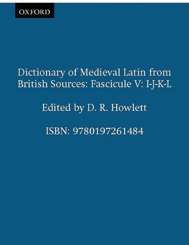 Dictionary of medieval Latin from British sources