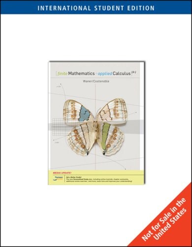 Finite Mathematics and Applied Calculus (AISE)
