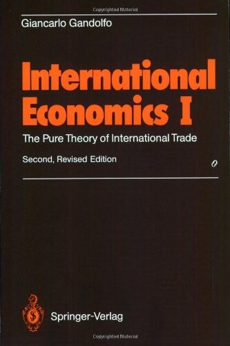 International economics. I, The pure theory of international trade