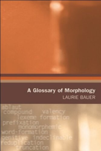 A glossary of morphology