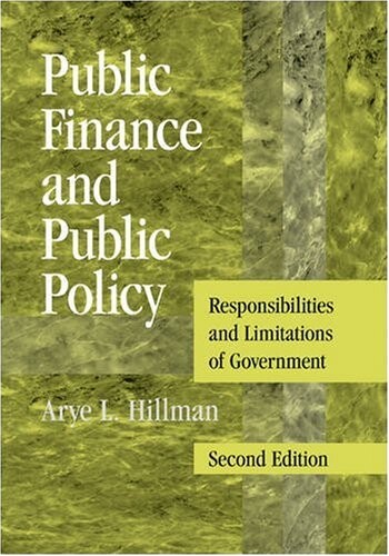 Public finance and public policy : responsibilities and limitations of government