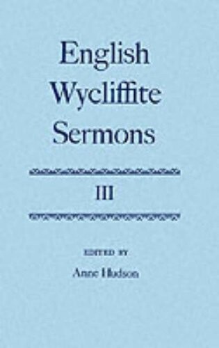English Wycliffite sermons. Volume III