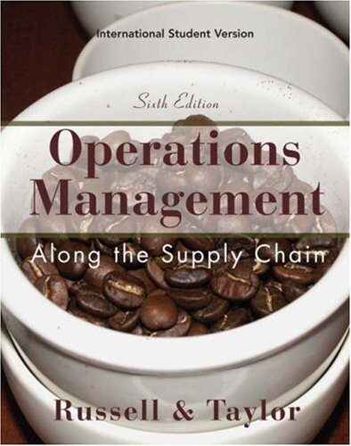 Operations and Supply Chain Management (6th International Edition)