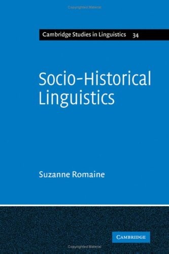 Socio-Historical Linguistics: Its Status and Methodology (Cambridge Studies in Linguistics)