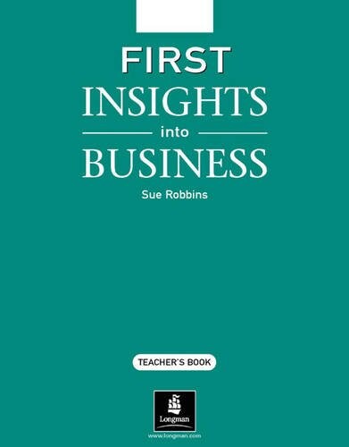 Insights Into Business: Lower Inter TRBk (teachers book)