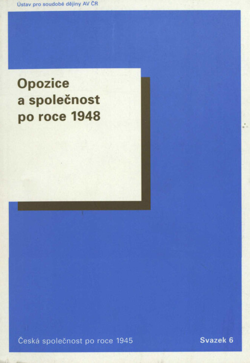 Opozice a společnost po roce 1948
