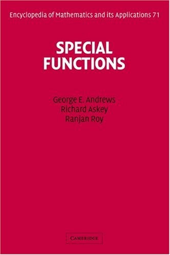 Special Functions (Encyclopedia of Mathematics and its Applications)