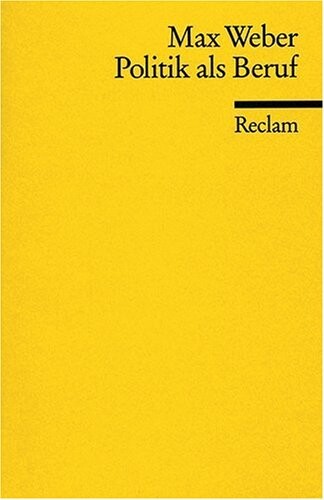 Politik als Beruf
