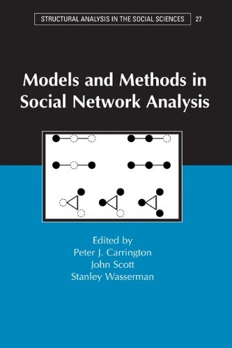 Models and methods in social network analysis