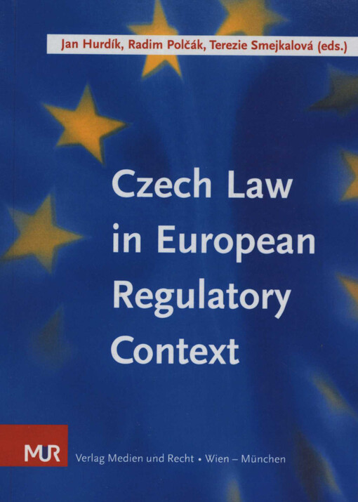 Czech law in European regulatory context