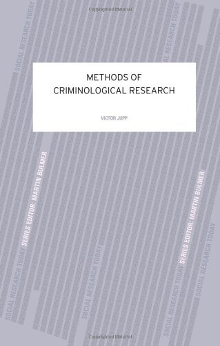 Methods of Criminological Research (Social Research Today)