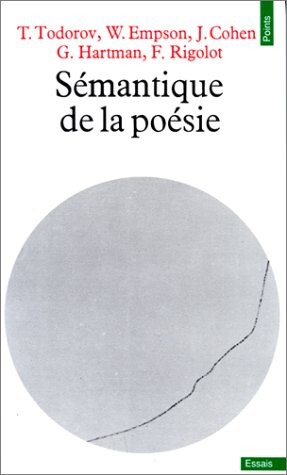 Semantique de la poesie (Points) (French Edition)