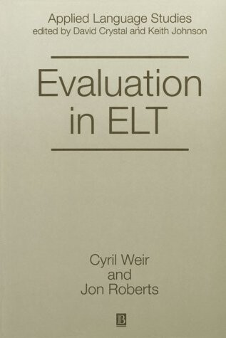 Evaluation in ELT (Applied Language Studies)