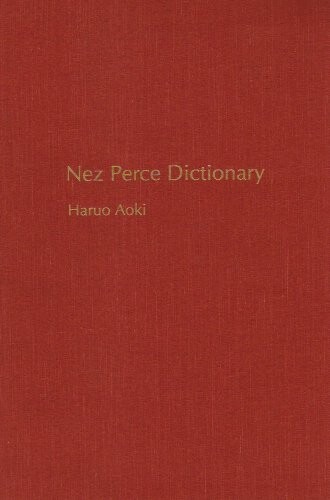Nez Perce Dictionary (University of California Publications in Linguistics)