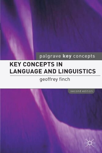 Key concepts in language and linguistics