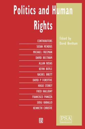 Politics and Human Rights (Political Studies Special Issues)