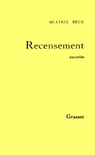 Recensement: Nouvelles (French Edition)