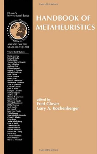 Handbook of Metaheuristics (International Series in Operations Research & Management Science)