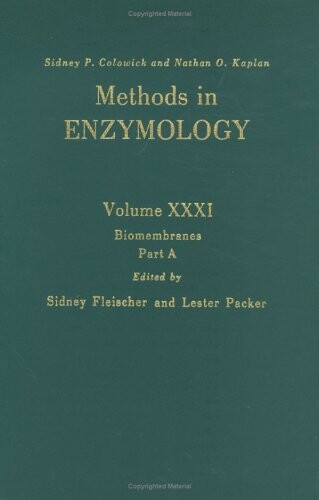 Biomembranes, Part A, Volume 31: Volume 31: Biomenbranes Part A (Methods in Enzymology)