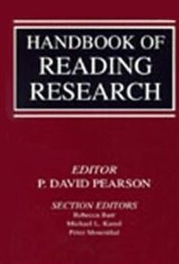 Handbook of reading research