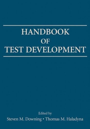 Handbook of test development