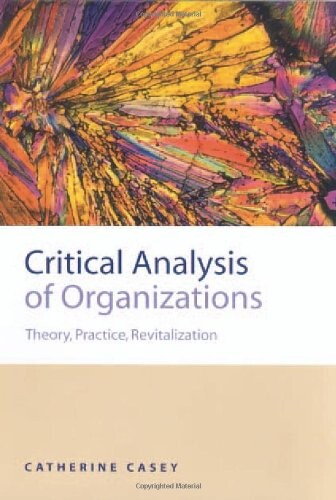 Critical Analysis of Organizations: Theory, Practice, Revitalization