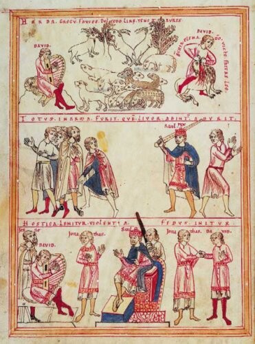 Der Buchschmuck zum Psalmenkommentar des Petrus Lombardus in Bamberg: Bamberg, Staatsbibliothek, Msc. Bibl. 59 (German Edition)