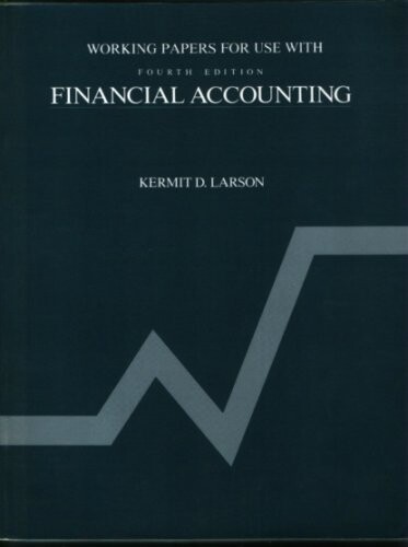 Working papers for use with financial accounting