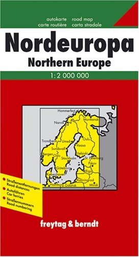 Severní Evropa = Severná Európa = Nordeuropa = Northern Europe : automapa