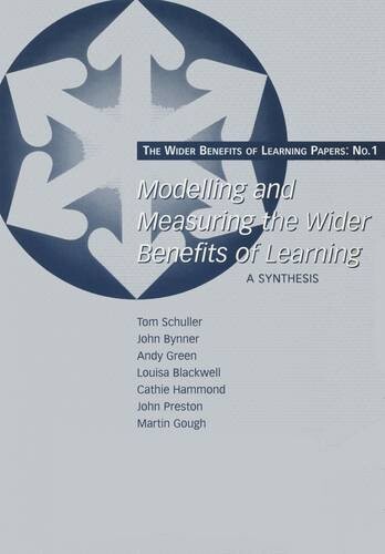 Modelling and measuring the wider benefits of learning : a synthesis