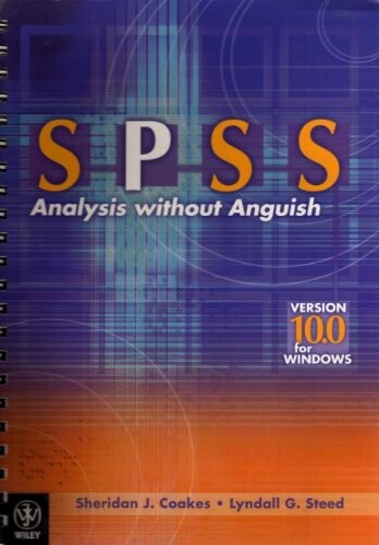SPSS Analysis without Anguish: Version 10.0 for Windows