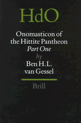 Onomasticon of the Hittite pantheon. Part I
