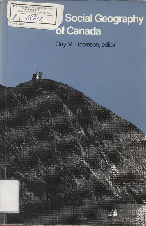 A Social geography of Canada