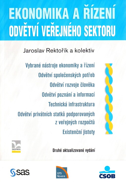 Ekonomika a řízení odvětví veřejného sektoru