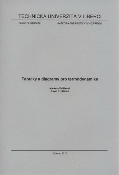 Tabulky a diagramy pro termodynamiku