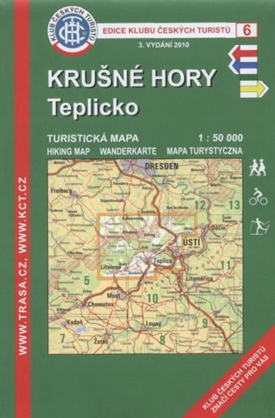 Krušné horyTeplicko : turistická mapa 1:50 000